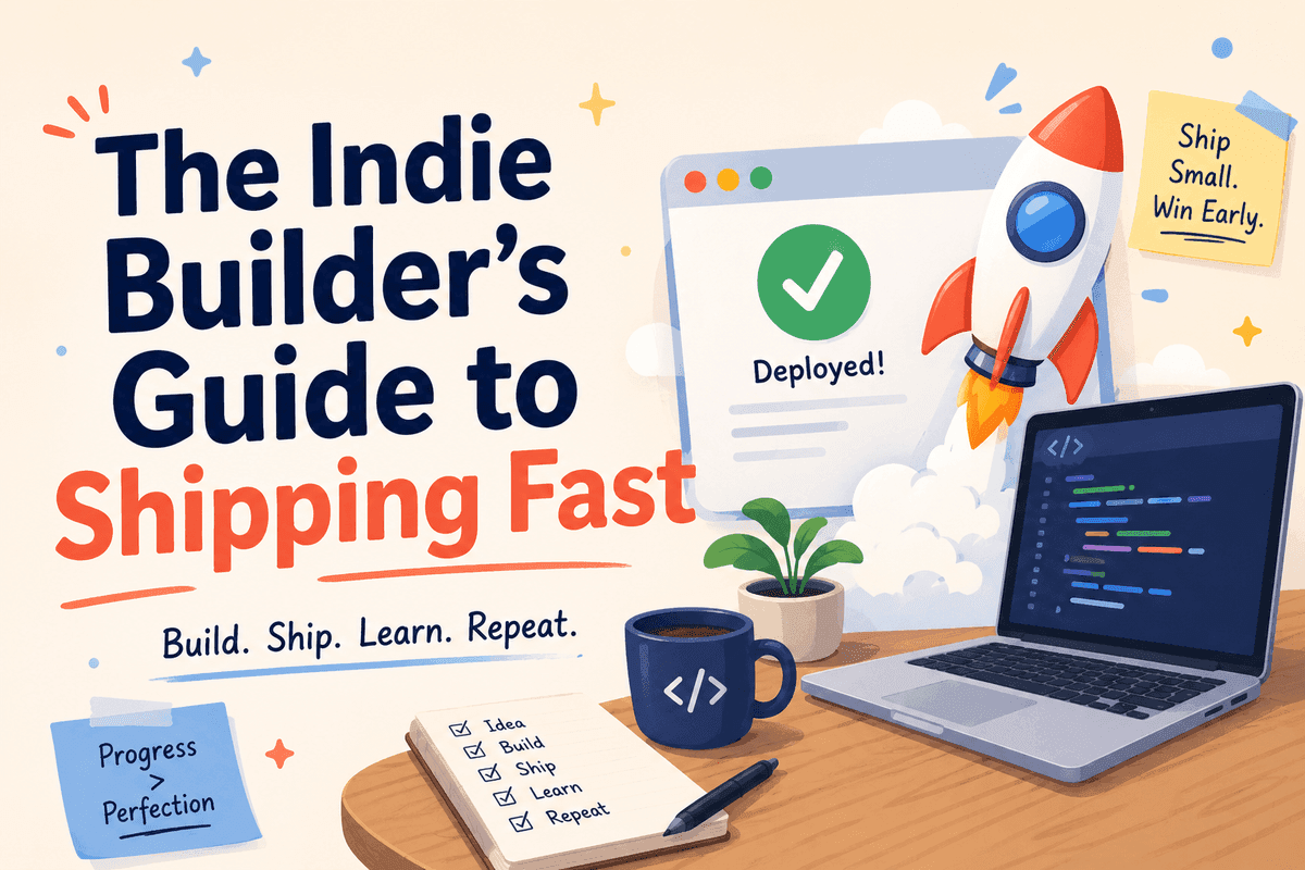 The Indie Builder's Guide to Shipping Fast