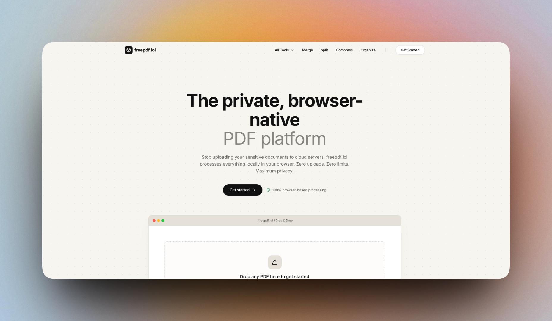 Building a Privacy-First PDF Editor That Runs Entirely in Your Browser